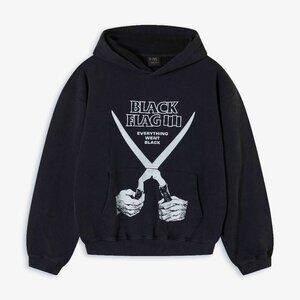 Black Flag Themed Hoodie Size M